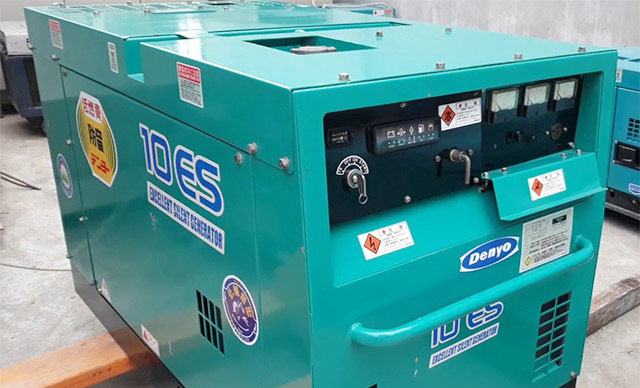 Máy phát điện 10kw nhật bãi