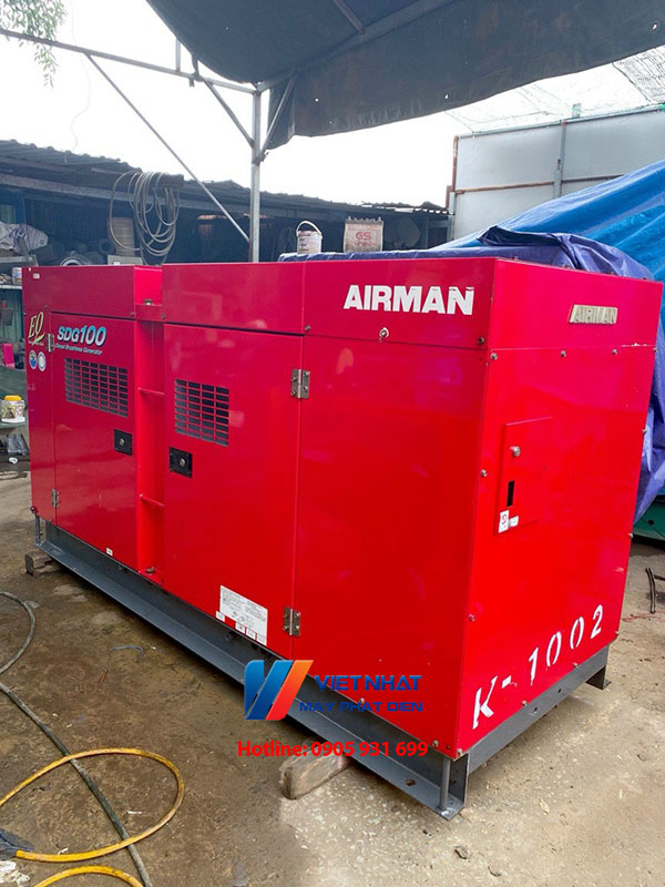 Máy phát điện cũ airman 100kva