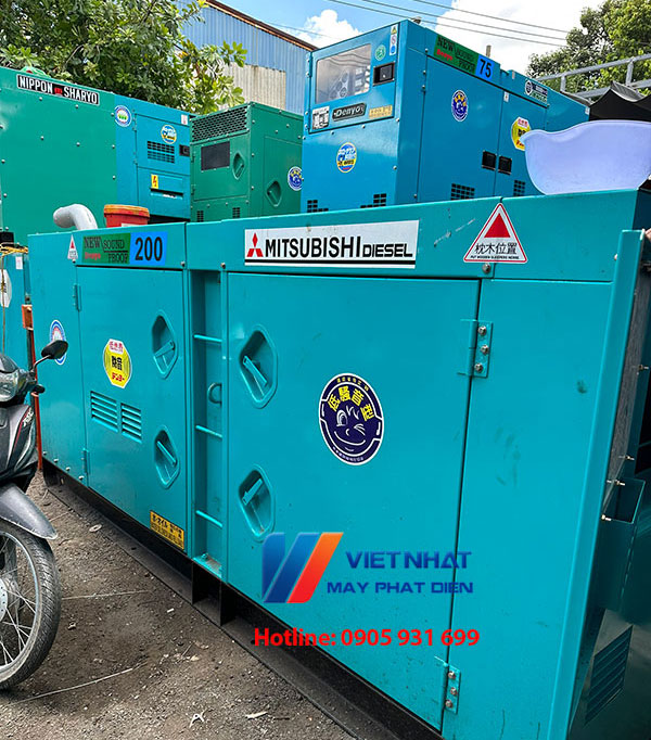 Máy phát điện cũ Denyo 200kVA