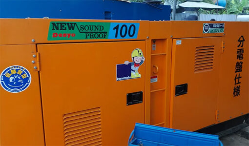 Máy phát điện Denyo 100kva động cơ Hino