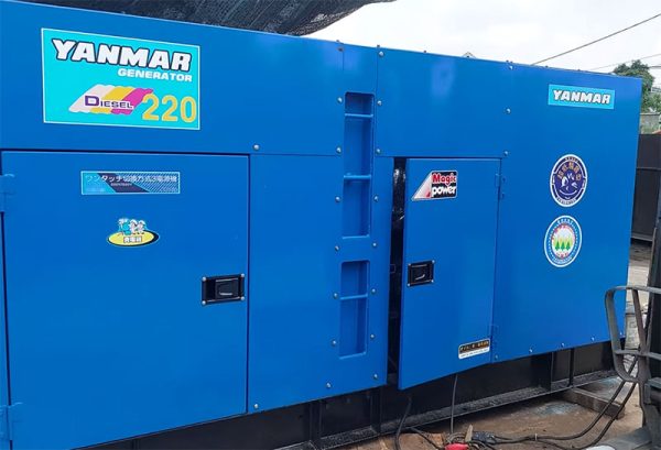 Máy phát điện Yanmar 200kva tua chậm 3 pha